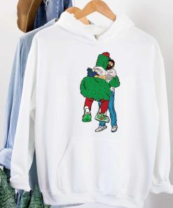 Jason Kelce And Philly Phanatic Hug Unisex T-shirt