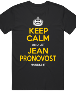 Jean Pronovost Keep Calm Pittsburgh Hockey Fan T Shirt
