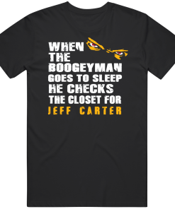 Jeff Carter Boogeyman Pittsburgh Hockey Fan T Shirt