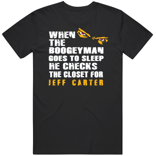 Jeff Carter Boogeyman Pittsburgh Hockey Fan T Shirt