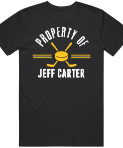 Jeff Carter Property Of Pittsburgh Hockey Fan T Shirt