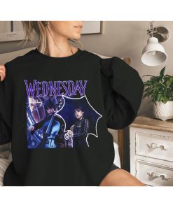 Jenna Ortega Vintage 90s Wednesday Addams Shirt