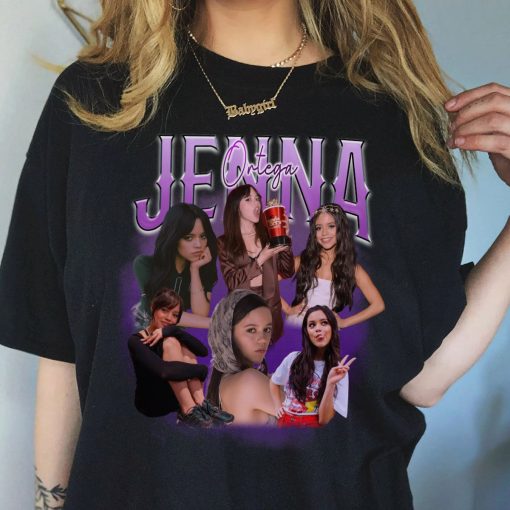 Jenna Ortega Wednesday Addams Vintage Shirt 90s
