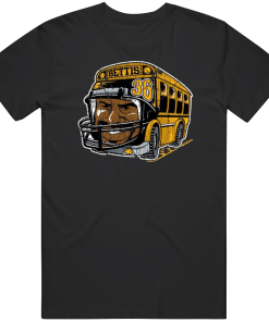Jerome Bettis The Bus Pittsburgh Football Fan Distressed T Shirt