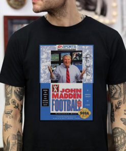 John Madden Football 92 Sega Genesis Cover Fan T Shirt