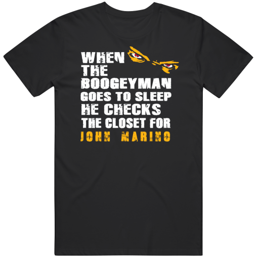 John Marino Boogeyman Pittsburgh Hockey Fan T Shirt