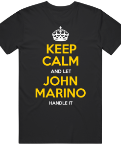 John Marino Keep Calm Pittsburgh Hockey Fan T Shirt