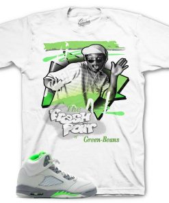 Jordan 5 Green Bean Fresh Pair Shirt