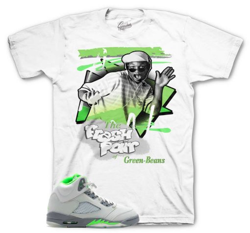 Jordan 5 Green Bean Fresh Pair Shirt