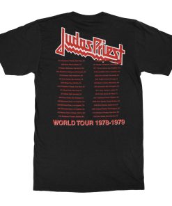 Judas Priest Hellbent For Leather World Tour T-Shirt