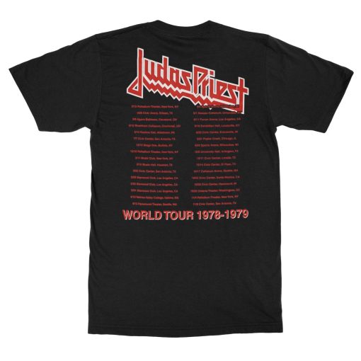 Judas Priest Hellbent For Leather World Tour T-Shirt