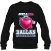 Just A Girl Who Love’s Dallas Cowboys Football Shirt