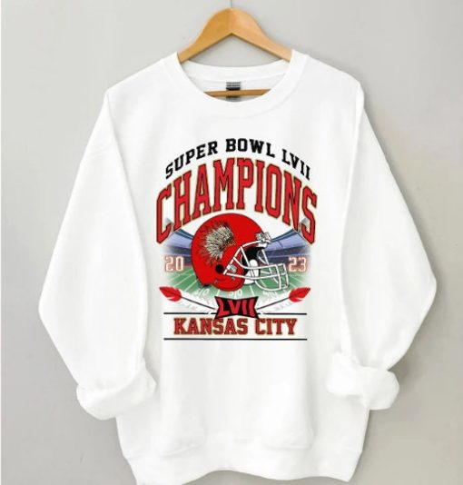 KC Chiefs Football Super Bowl LVII Champions Sweatshirt