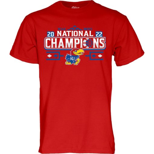 Kansas Champions 2022 NCAA National 2 Sided Shirt