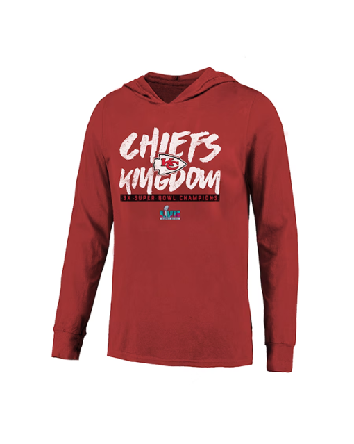 Kansas City Chiefs Three Time Super Bowl Champions Hoodie