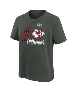 Kansas City Chiefs Three Time Super Bowl Champions T-Shirt