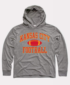 Kansas City Sunday Football Vintage Style Lightweight Hoodie