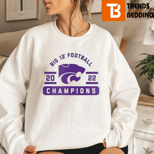 Kansas State Wildcats 2022 Big 12 Football Conference Champions Shirt