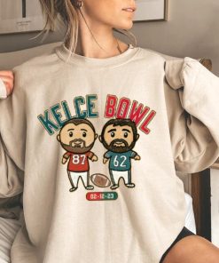 Kelce Bowl Travis Vs Jason Crewneck Sweatshirt For Fan