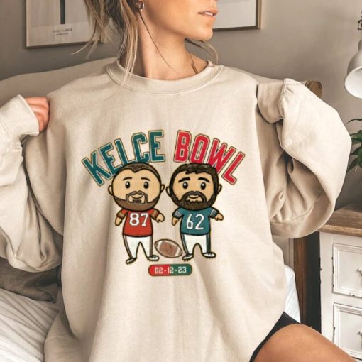 Kelce Bowl Travis Vs Jason Crewneck Sweatshirt For Fan