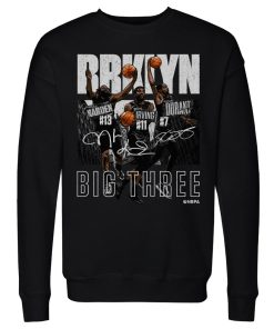 Kevin Durant Kyrie Irving &amp James Harden Brooklyn Trio City Sweatshirt