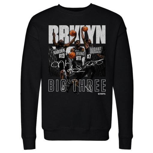 Kevin Durant Kyrie Irving &amp James Harden Brooklyn Trio City Sweatshirt