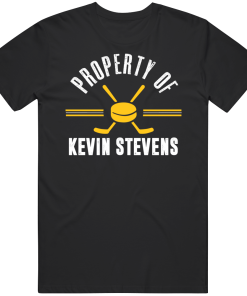 Kevin Stevens Property Of Pittsburgh Hockey Fan T Shirt