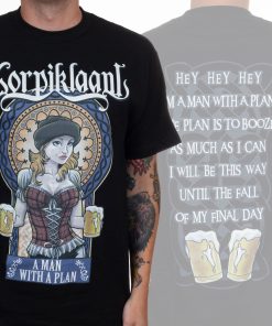 Korpiklaani A Man With a Plan T-Shirt Korpiklaani A Man With a Plan T-Shirt