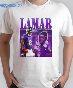 Lamar Jackson Fan Tees 100 Cotton T-shirt