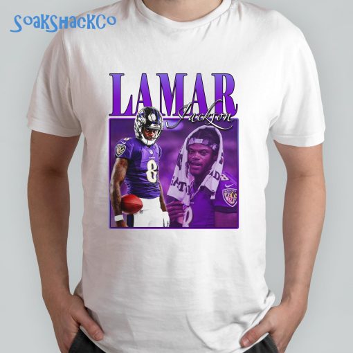 Lamar Jackson Fan Tees 100 Cotton T-shirt