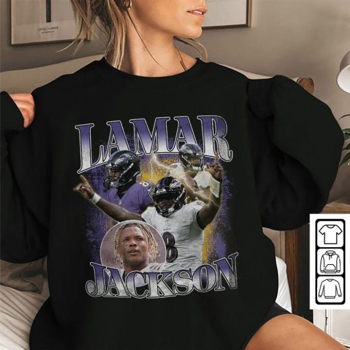 Lamar Jackson Football Vintage Sport T-shirt