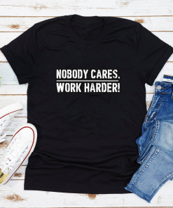 Lamar Jackson Nobody Cares Work Harder T-Shirt