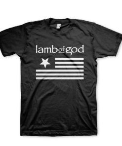 Lamb of God Flag Logo T-Shirt