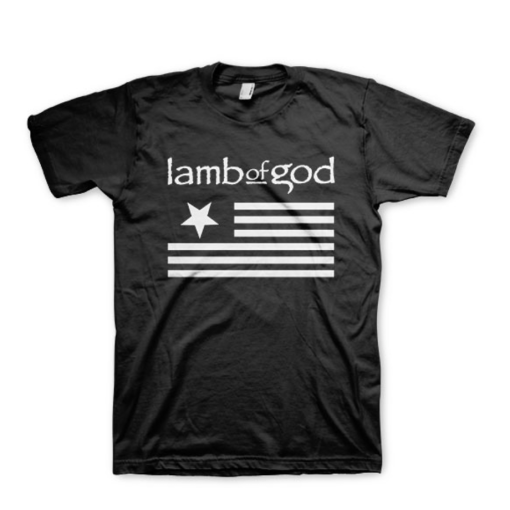 Lamb of God Flag Logo T-Shirt