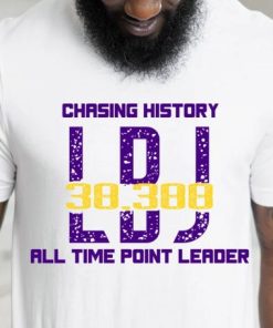 LeBron James All Time Points Leader Breakable Record T-shirt