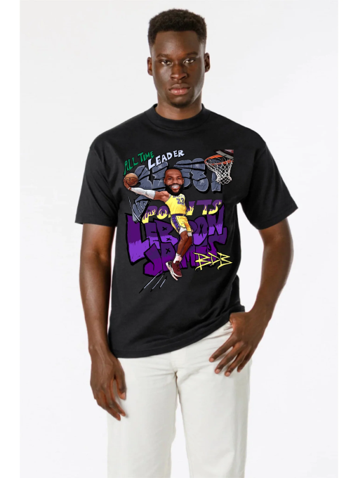 Lebron James King All Time Scoring Leader Champion T-Shirt