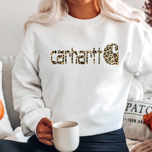 Leopard Print Carhartt Sweatshirt Hoodie