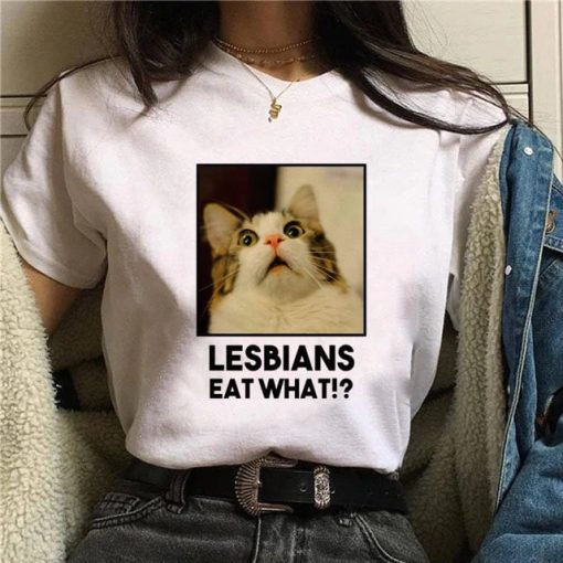 Lesbian Eat What Funny Cat Shirt