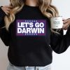 Let’s Go Darwin Vintage US Flag Sweatshirt For Men