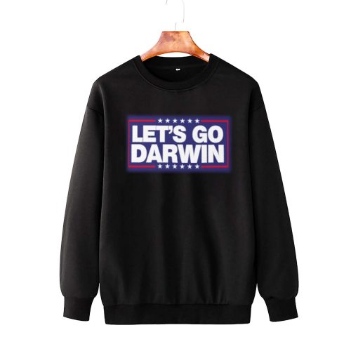Let’s Go Darwin Vintage US Flag Sweatshirt For Men