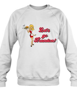 Let’s Go Brandon 50’S Usa Drive-In Diner Waitress Anti Biden Shirt