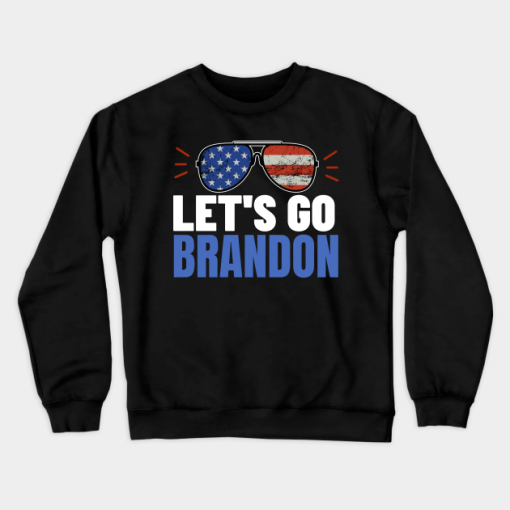 Let’s Go Brandon American Flag Impeach Biden Sweatshirt