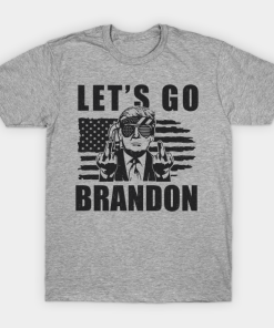 Let’s Go Brandon American Flag Retro Vintage T-Shirt
