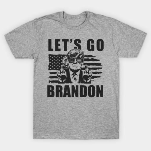 Let’s Go Brandon American Flag Retro Vintage T-Shirt