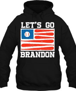 Let’s Go Brandon Baseball Bat Us Flag Funny Hoodie Gift Idea