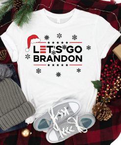 Lets Go Brandon Christmas Tee Republican Joe Biden Chant