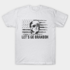 Let’s Go Brandon Funny Trump American Flag T-Shirt
