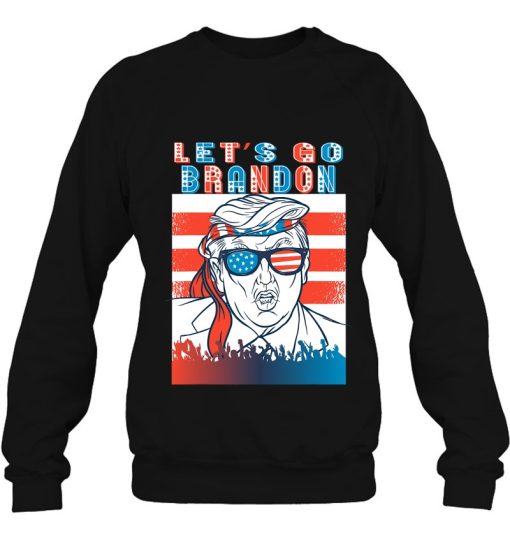 Let’s Go Brandon Graphic Donald Trump Sweatshirt