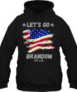 Let’s Go Brandon Usa Conservative Flag Hoodie Tee
