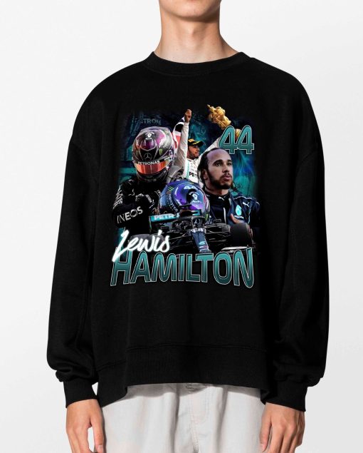 Lewis Hamilton Mercedes Petronas 90s Vintage Sweatshirt